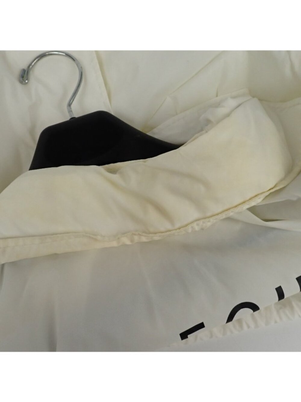 Five Four Men’s Large White Hooded Windbreaker Jacket Button Front Lightweight - Picture 4 of 5